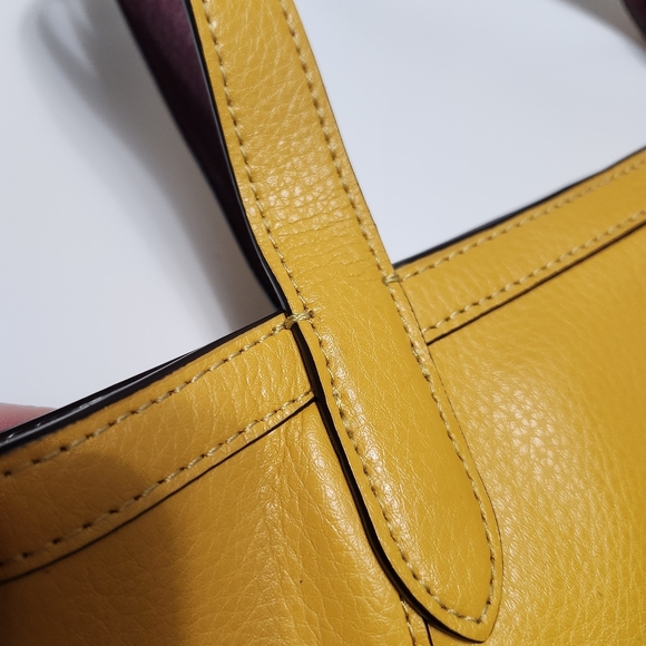 COACH Leather Colorblock Horse  & Carriage Handbag Purse - Picture 6 of 17